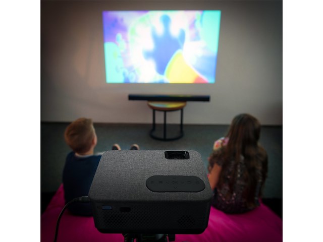 Lenco lpj700bkgy lcd projector met bluetooth zwart - afbeelding 3 van  6