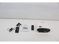Lenco lpj900wh full hd beamer, helder en scherp met 250 lumens, 510cm projectie wit - afbeelding 5 van  5