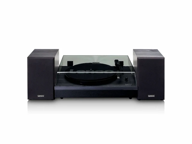 Lenco ls-301bk platenspeler incl twee externe speakers zwart - afbeelding 2 van  6