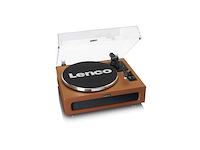 Lenco ls-430bn platenspeler met 4 ingebouwde luidsprekers bruin - afbeelding 2 van  3