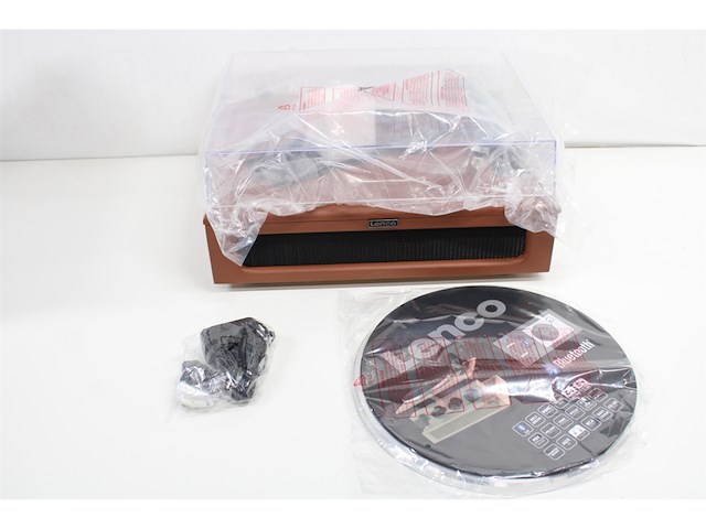 Lenco ls430bn platenspeler met 4 ingebouwde luidsprekers bruin - afbeelding 5 van  5