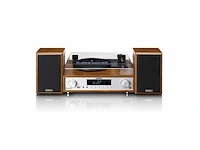 Lenco mc160wd hifi set with tt, dab fm radio and bt - afbeelding 2 van  4