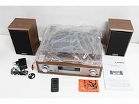 Lenco mc160wd hifi set with tt, dab fm radio and bt - afbeelding 4 van  4