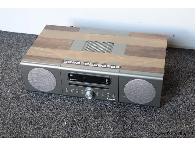 Lenco micro systeem met dab+/fm radio, cd-speler, usb en bluetooth - afbeelding 1 van  6