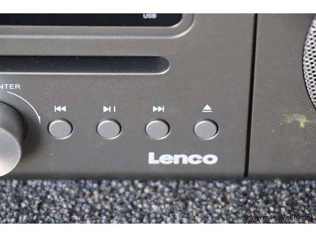 Lenco micro systeem met dab+/fm radio, cd-speler, usb en bluetooth - afbeelding 4 van  6