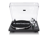 Lenco platenspeler met bluetooth metalen draaiplateau toonarm en contragewicht lenco expertise lijn lbt215bk piano black - afbeelding 1 van  1
