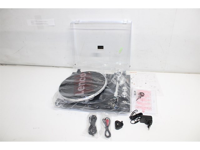 Lenco platenspeler met bluetooth metalen draaiplateau toonarm en contragewicht lenco expertise lijn lbt215bk piano black - afbeelding 2 van  3