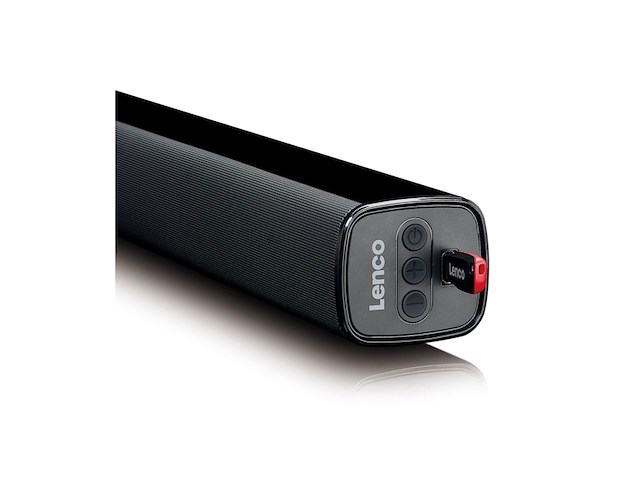 Lenco sb080 soundbar met bluetooth hdmi en aux aansluiting zwart - afbeelding 3 van  5