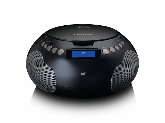 Lenco scd-341 draagbare radio - cd-speler - dab+ radio - bluetooth zwart - afbeelding 2 van  6