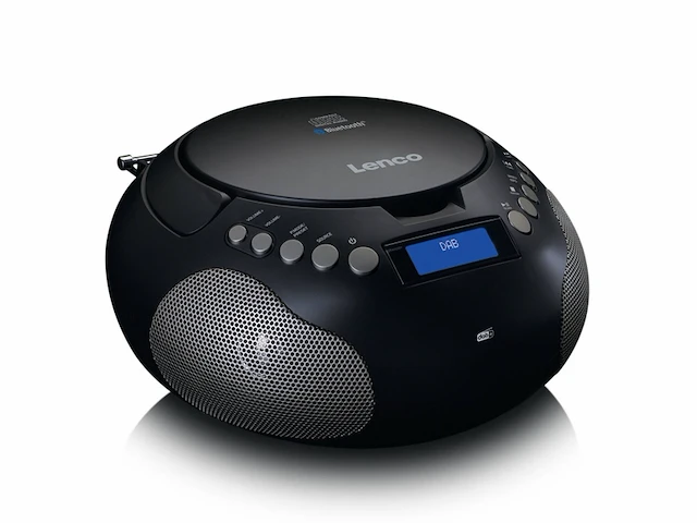 Lenco scd-341 draagbare radio - cd-speler - dab+ radio - bluetooth zwart - afbeelding 3 van  6