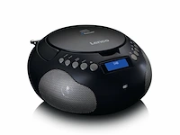 Lenco scd-341 draagbare radio - cd-speler - dab+ radio - bluetooth zwart - afbeelding 3 van  6