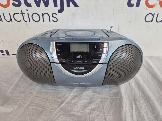 Lenco scd-6800gy - draagbare radio cd speler met dab en mp3 - grijs - afbeelding 2 van  2