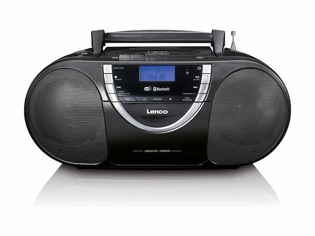 Lenco scd-6900gy - draagbare radio cd speler met dab+ en bluetooth® - grijs - afbeelding 1 van  2