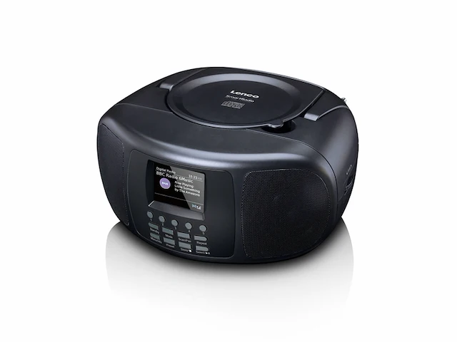 Lenco scd6000 draagbare internet-, dab- & fm-radio met cd zwart - afbeelding 2 van  4