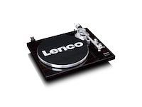 Lenco slanke draaitafel lbt188 met usbpoort voor bluetoothtransmissie walnut - afbeelding 2 van  4