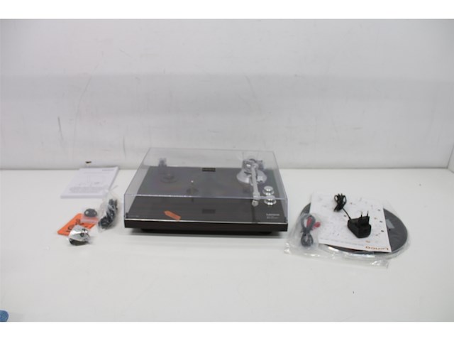 Lenco slanke draaitafel lbt188 met usbpoort voor bluetoothtransmissie walnut - afbeelding 3 van  4