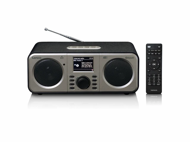 Lenco smart radio dir141bk zwart - afbeelding 2 van  5