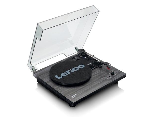 Lencoplatenspeler ls10 met ingebouwde akoestische luidsprekers traction zwart - afbeelding 2 van  4