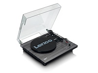 Lencoplatenspeler ls10 met ingebouwde akoestische luidsprekers traction zwart - afbeelding 2 van  4