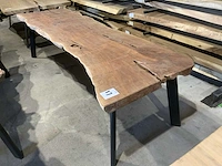 Lengkeng houten boomstamblad tafel - afbeelding 3 van  7