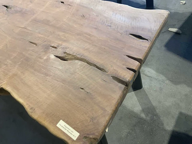 Lengkeng houten boomstamblad tafel - afbeelding 6 van  7