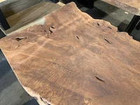 Lengkeng houten boomstamblad tafel - afbeelding 6 van  7