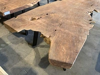 Lengkeng houten boomstamblad tafel - afbeelding 2 van  5