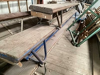 Lengte 360 cm oude gymbanken (4x) - afbeelding 2 van  3