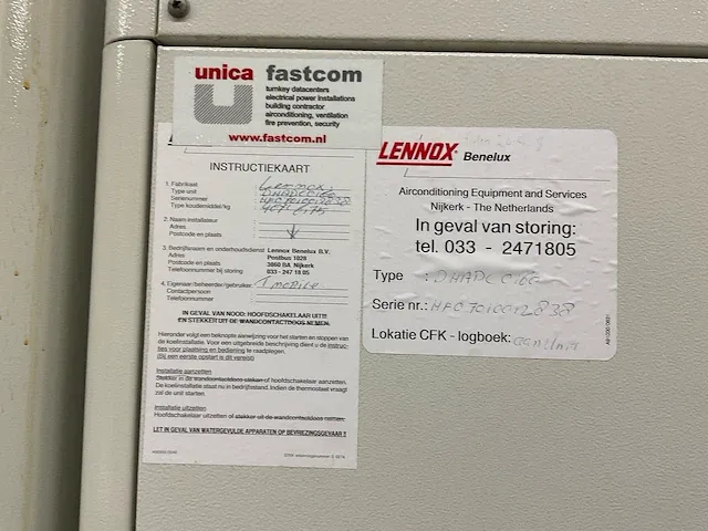 Lennox dhacdc0160 chiller serverruimte koeling - afbeelding 4 van  18