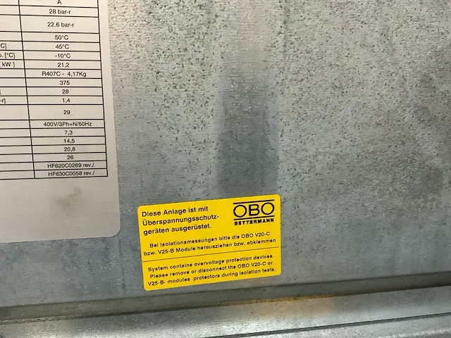 Lennox tfdr0201 chiller serverruimte koeling - afbeelding 12 van  14