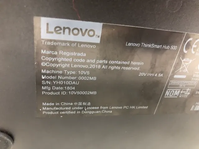 Lenovo - thinksmart hub 500 - afbeelding 11 van  15