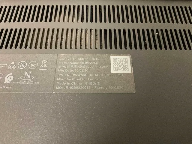 Lenovo 20sm005fmh laptop - afbeelding 7 van  7