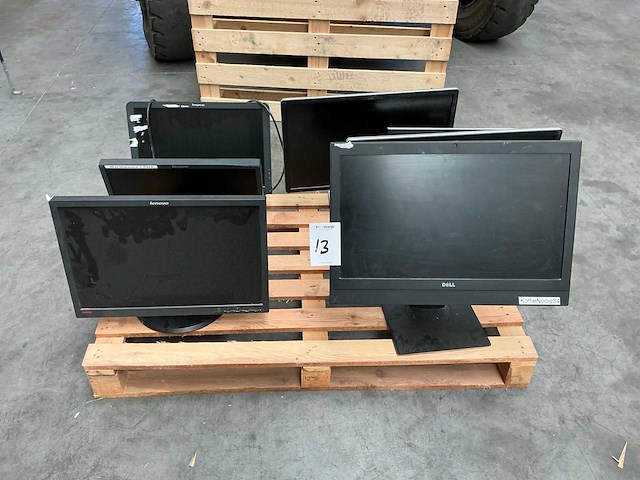 Lenovo, dell, thinkvision computerscherm (7x) - afbeelding 1 van  21