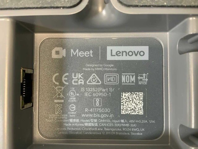 Lenovo google meet series one room kits - video conferencing system (3x) - afbeelding 4 van  16