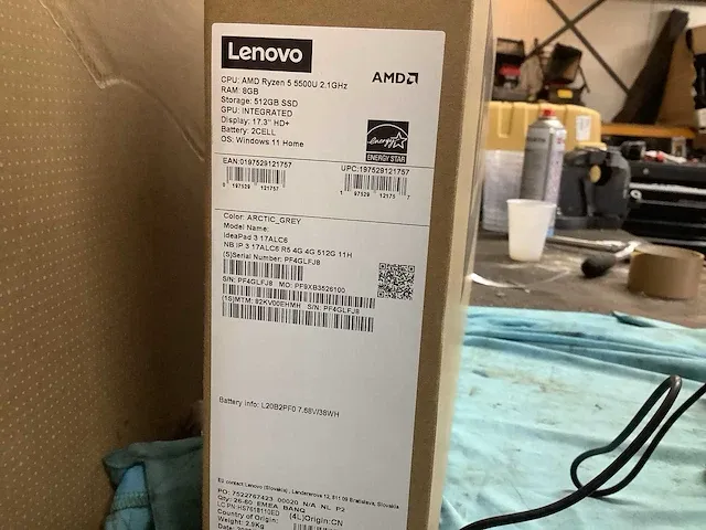 Lenovo ideapad 3 17alc6 laptop - afbeelding 8 van  8