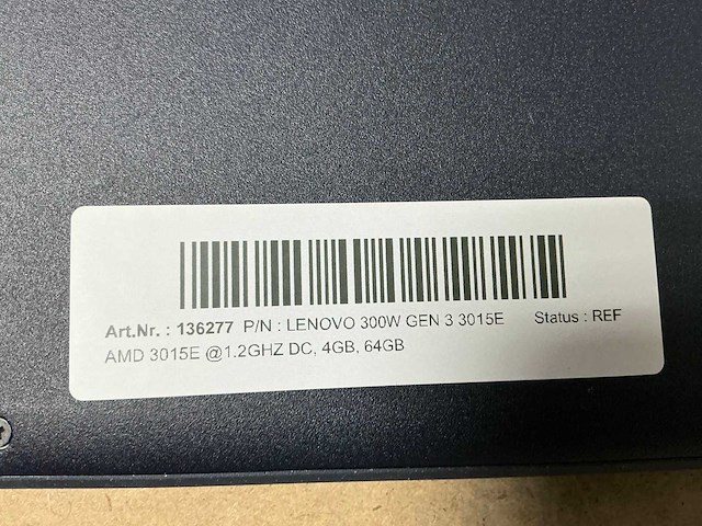 Lenovo lenovo 300w gen 3 3015e laptop - afbeelding 4 van  4