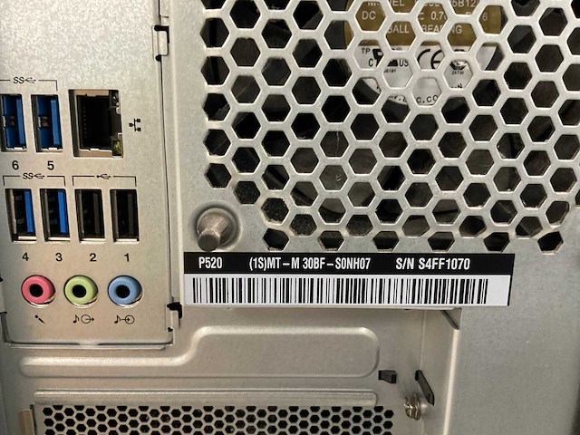 Lenovo p520, xeon(r) w-2135, 64 gb ram, 512 gb nvme, nvidia quadro p1000 4 gb workstation - afbeelding 6 van  6