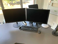 Lenovo t2454 monitor (2x) - afbeelding 1 van  1