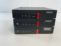 Lenovo think centre m920q, core(tm) i5 8th gen, 8 gb ram, 128 gb nvme mini desktops (3x) - afbeelding 1 van  5