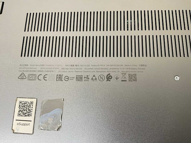 Lenovo thinkbook 14 g2 itl 14”, core(tm) i7 11th gen, 24 gb ram, 512 gb nvme laptop - afbeelding 7 van  7