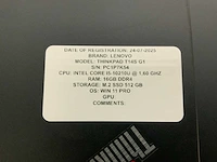 Lenovo thinkbook 14 (i5-gen10) laptop (2x) - afbeelding 6 van  7