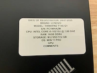 Lenovo thinkbook 14 (i5-gen10) laptop (2x) - afbeelding 7 van  7