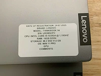 Lenovo thinkbook 14 (i5-gen10) laptop - afbeelding 2 van  6