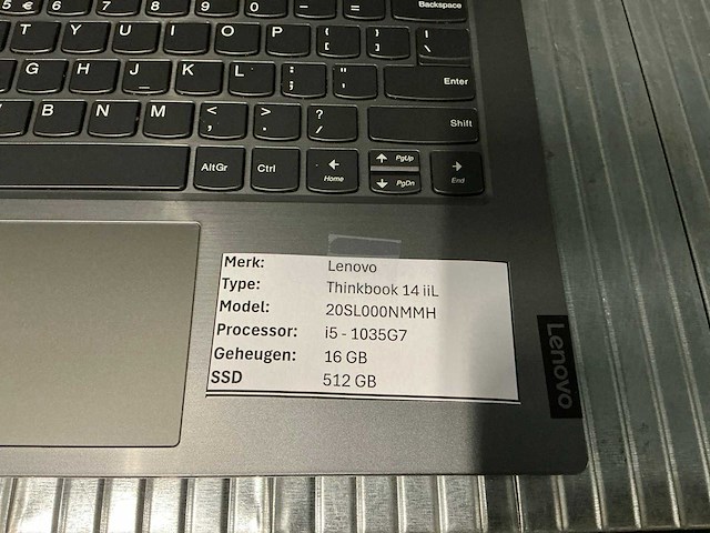 Lenovo thinkbook 14 iil 20sl000nmmh - afbeelding 2 van  3
