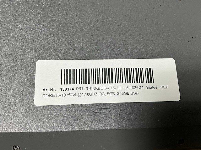 Lenovo thinkbook 15-ill - i5-1035g4 laptop - afbeelding 3 van  4