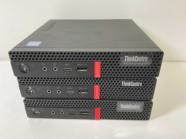 Lenovo thinkcentre m720q, core(tm) i5 8th gen, 8 gb ram, 128 gb nvme mini desktops (3x) - afbeelding 1 van  10
