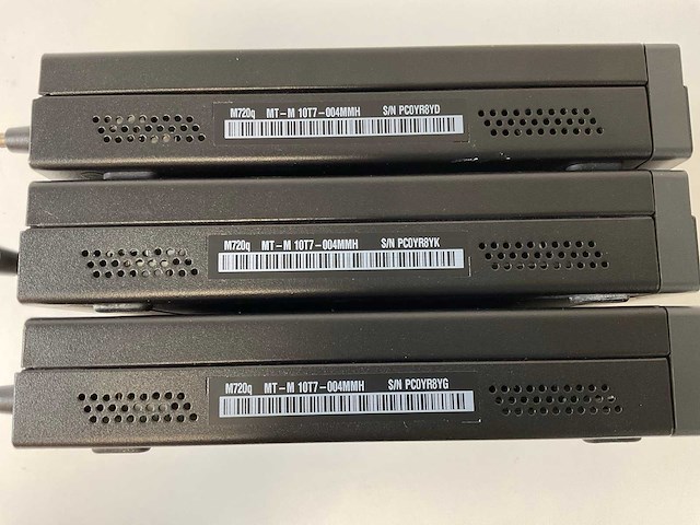 Lenovo thinkcentre m720q, core(tm) i5 8th gen, 8 gb ram, 128 gb nvme mini desktops (3x) - afbeelding 7 van  10