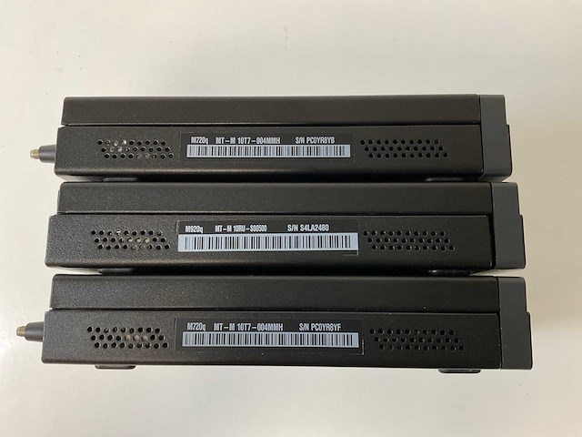 Lenovo thinkcentre m720q, core(tm) i5 8th gen, 8 gb ram, 128 gb nvme mini desktops (3x) - afbeelding 3 van  8