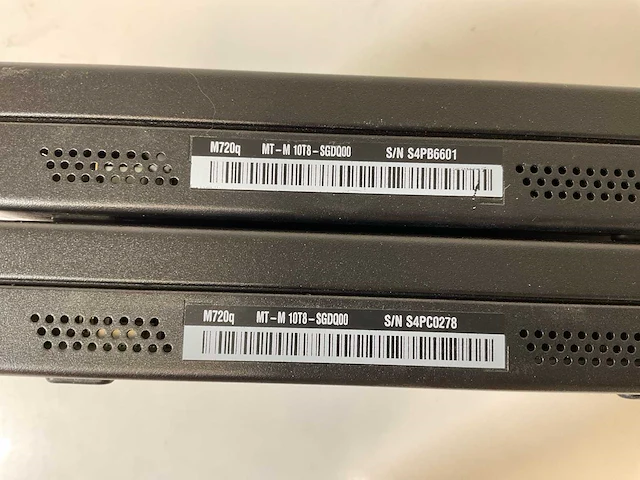 Lenovo thinkcentre m720q, core(tm) i5 9th gen, 16 gb ram, 256 gb nvme mini desktop (2x) - afbeelding 7 van  7