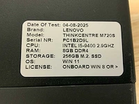 Lenovo thinkcentre m720s desktop (4x) - afbeelding 5 van  9